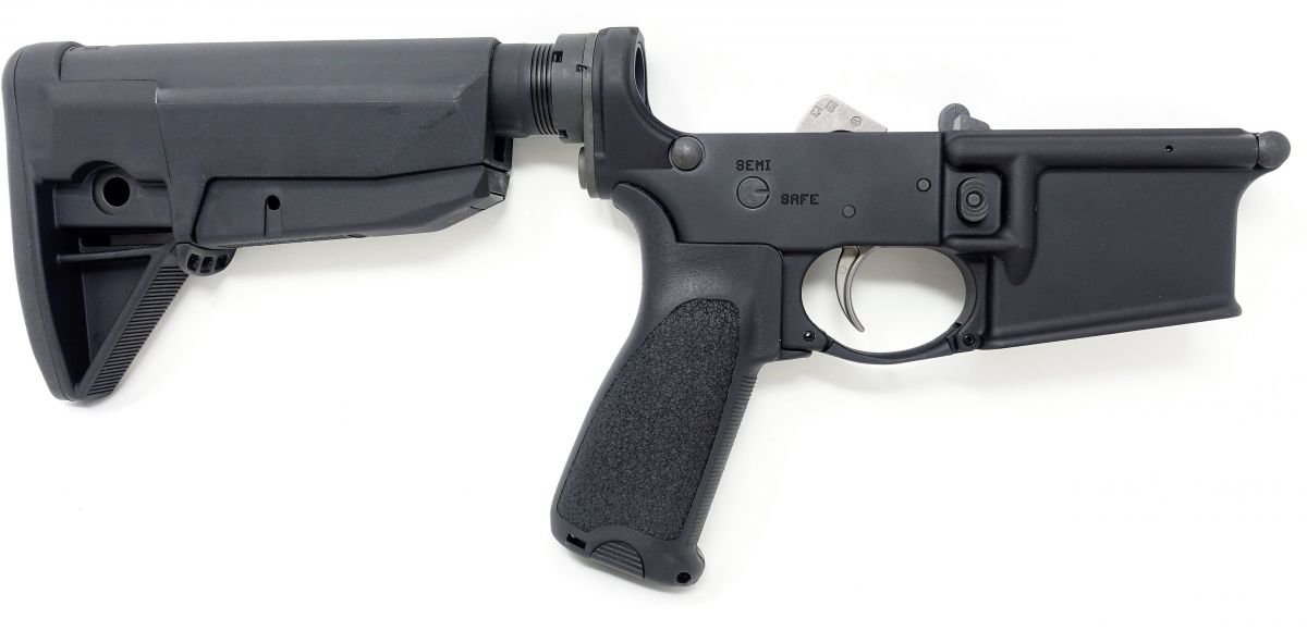 Bravo Company Manufacturing MK2 RMS Lower Group Mod-0 Stock .223 Remington Flat Dark Earth Lower Receiver Group