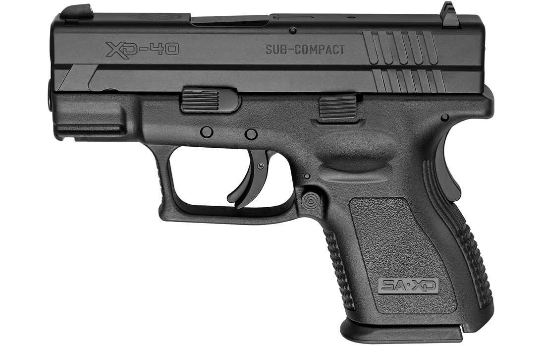 Springfield XD 40 S&W Sub-Compact Black (Compliant) Springfield XD 40 S&W Sub-Compact Black (Compliant) - Firearms - Voss Arms