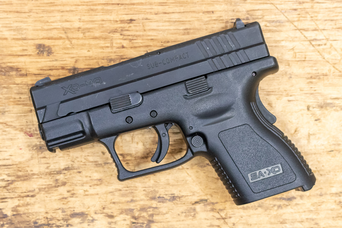 Springfield XD40 Sub-Compact 40 S&W Police Trade-in Pistol (No Magazine) Springfield XD40 Sub-Compact 40 S&W Police Trade-in Pistol (No Magazine) - Pistols - Voss Arms